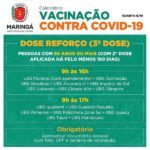 Saúde de Maringá vacina pessoas com 17+ e 12 a 17 anos com comorbidade
