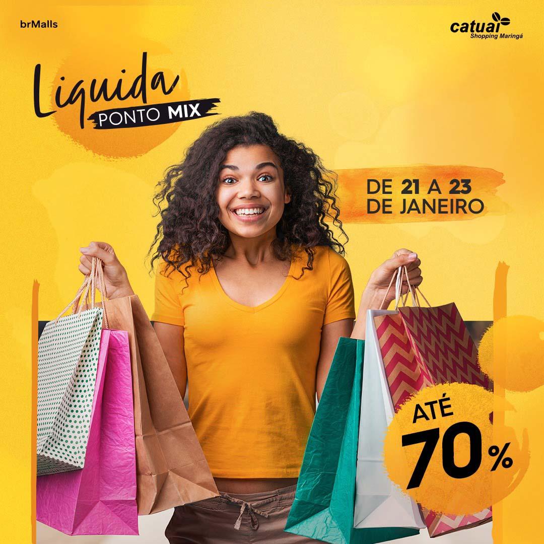 Shopping Catuaí realiza primeira liquidação do ano em Maringá
