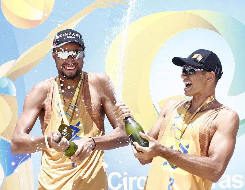 Dupla maringaense garante medalha de ouro na 1ª etapa do Circuito Brasileiro de Vôlei de Praia